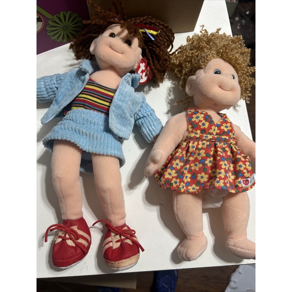 Ty Beanie Babies Kids Plush Stuffed Toys Lot of 2 Princess Pretty Penelope